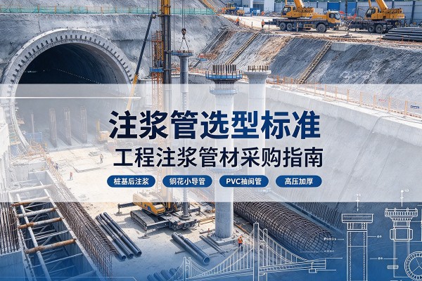 抚宁注浆管选型标准