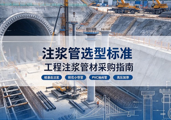 抚宁注浆管选型标准